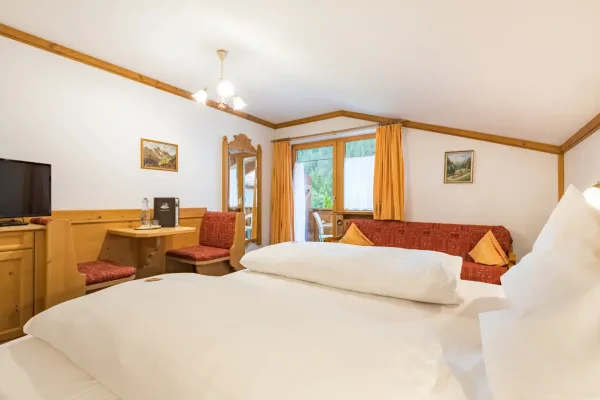 Landhaus Zimmer - Blick vom Bett